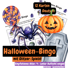 Cargar imagen en el visor de la galería, Halloween-Bingo (Versand per Post)