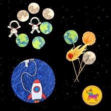 Cargar imagen en el visor de la galería, Weltraum Party Dekoration