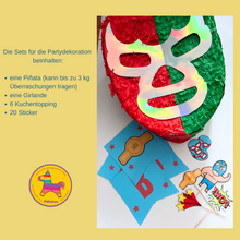 Cargar imagen en el visor de la galería, Wrestling Party Dekoration