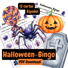 Cargar imagen en el visor de la galería, Halloween Bingo Español