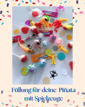 Cargar imagen en el visor de la galería, Pinata Füllung Süßigkeiten, Stickers + Mini-Bücher + Play-Doh + Spielzeuge