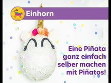 Cargar y reproducir el video en el visor de la galería, Piñata unicornio