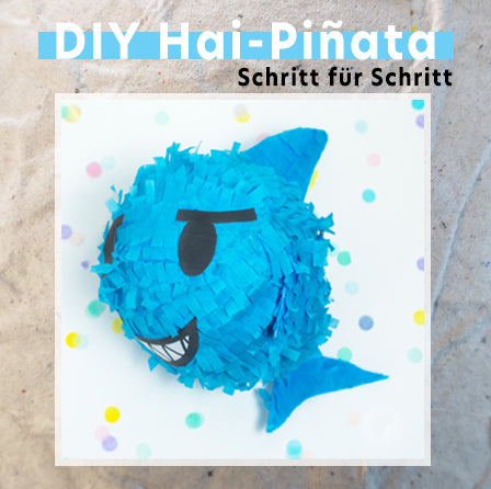 DIY: elabora una piñata tiburón con el set de Piñatos