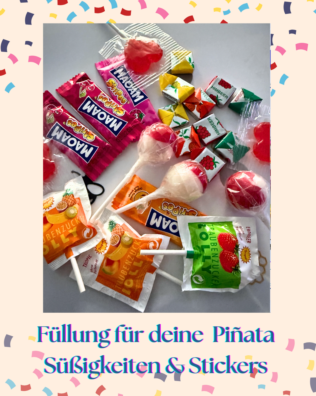 Pinata Füllung Süßigkeiten & Stickers