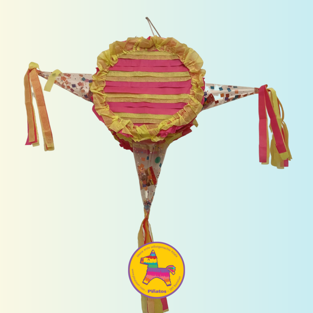 Piñata mit durchsichtigen Zackenvon Pinatos