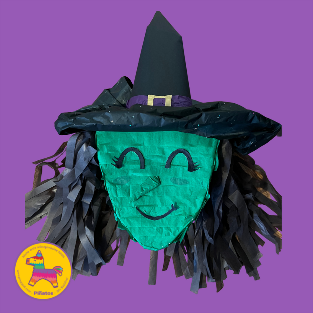 Hexen-Piñata für Halloween